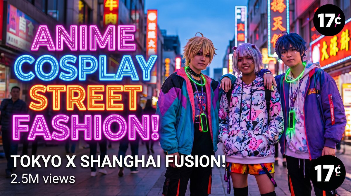 17c二次元潮流视频 - 动漫街头时尚